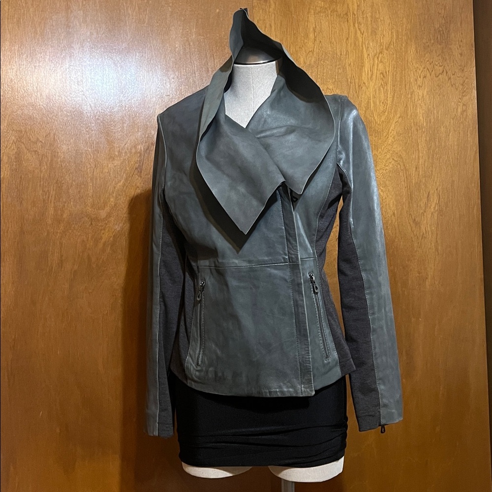 Bod & Christensen Leather Moto Jacket